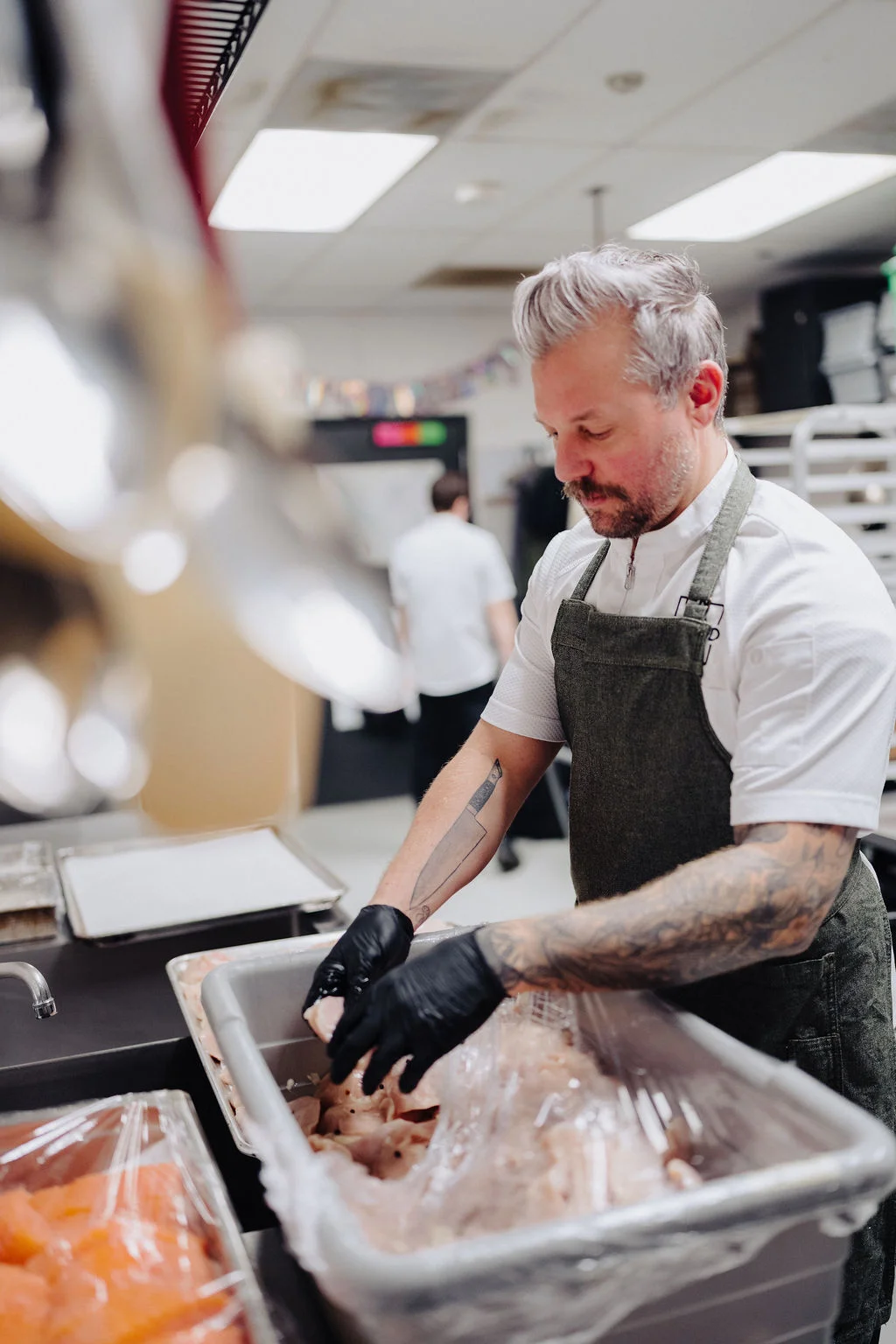 NDF chefs working together in the kitchen
