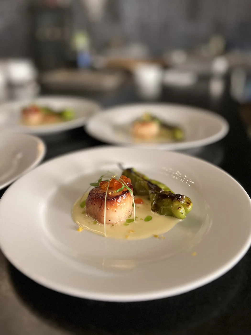 A plated NDF dining course